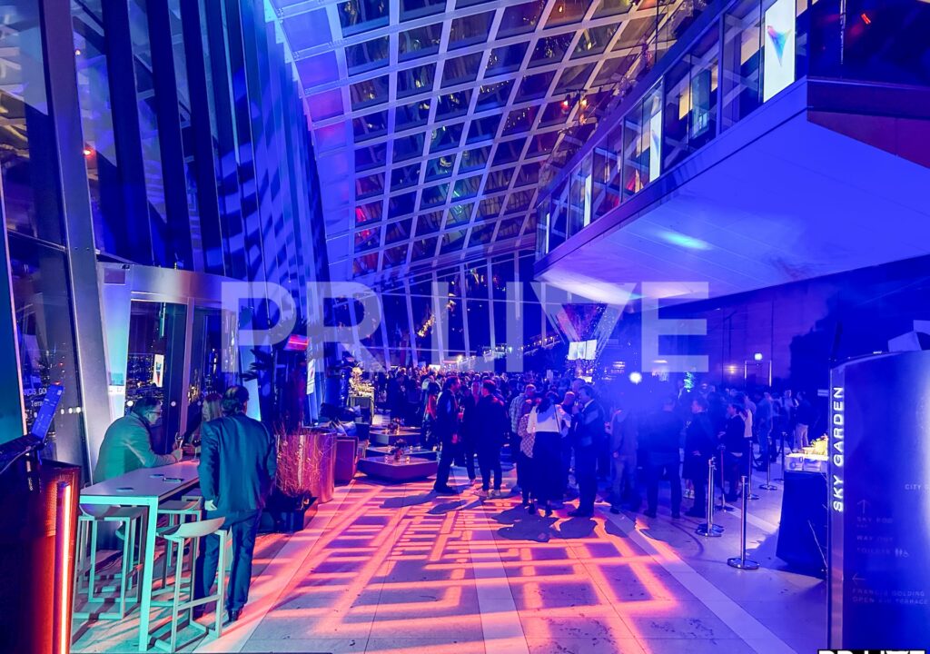 sky garden level 35 lighting and gobo